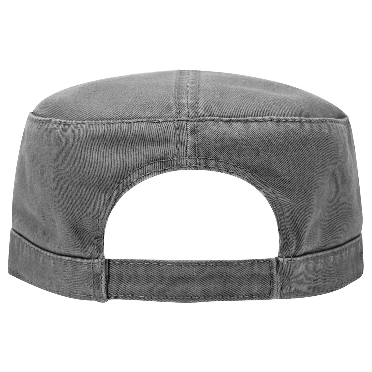 Rear View of 025 - Char. Gray OTTO CAP Military Hat