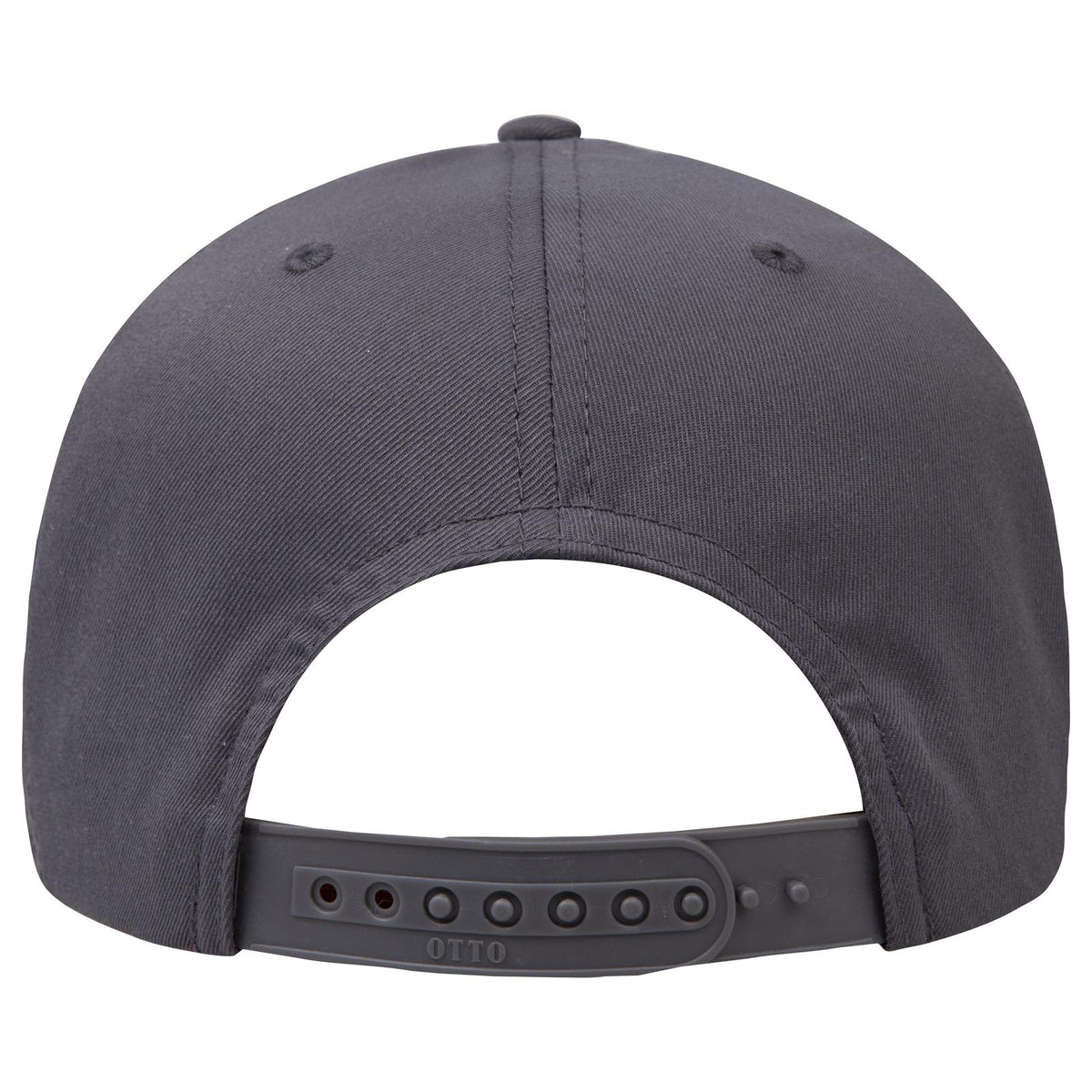 Rear View of 025 - Char. Gray OTTO CAP "OTTO COMFY FIT" 6 Panel Low Profile Baseball Cap