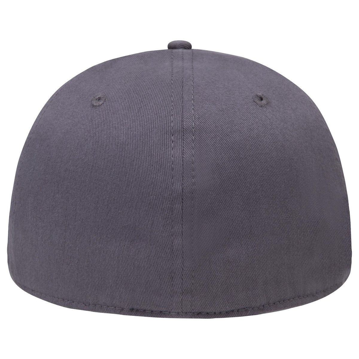 Rear View of 025 - Char. Gray OTTO CAP "OTTO FLEX" Fitted 6 Panel Low Profile Baseball Cap