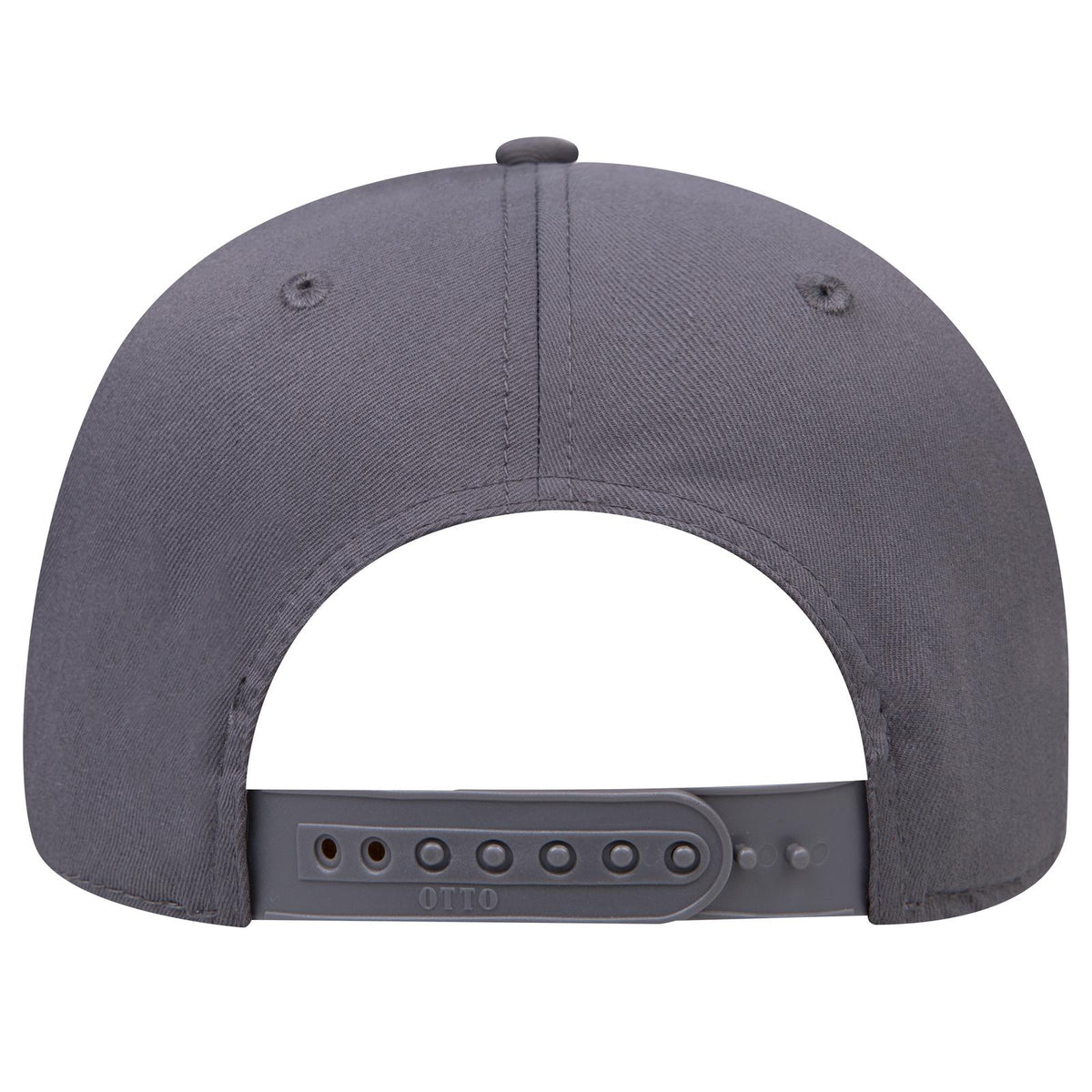 Rear View of 025 - Char. Gray OTTO CAP Seamless 6 Panel Mid Profile Baseball Cap