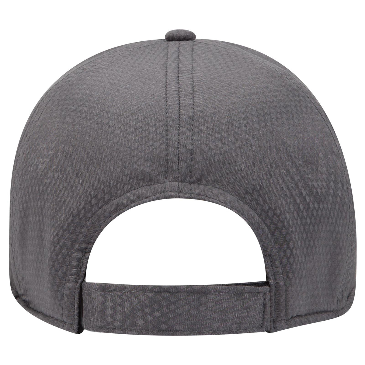 Rear View of 025 - Char. Gray OTTO CAP UPF 50+ 6 Panel Low Profile Baseball Cap