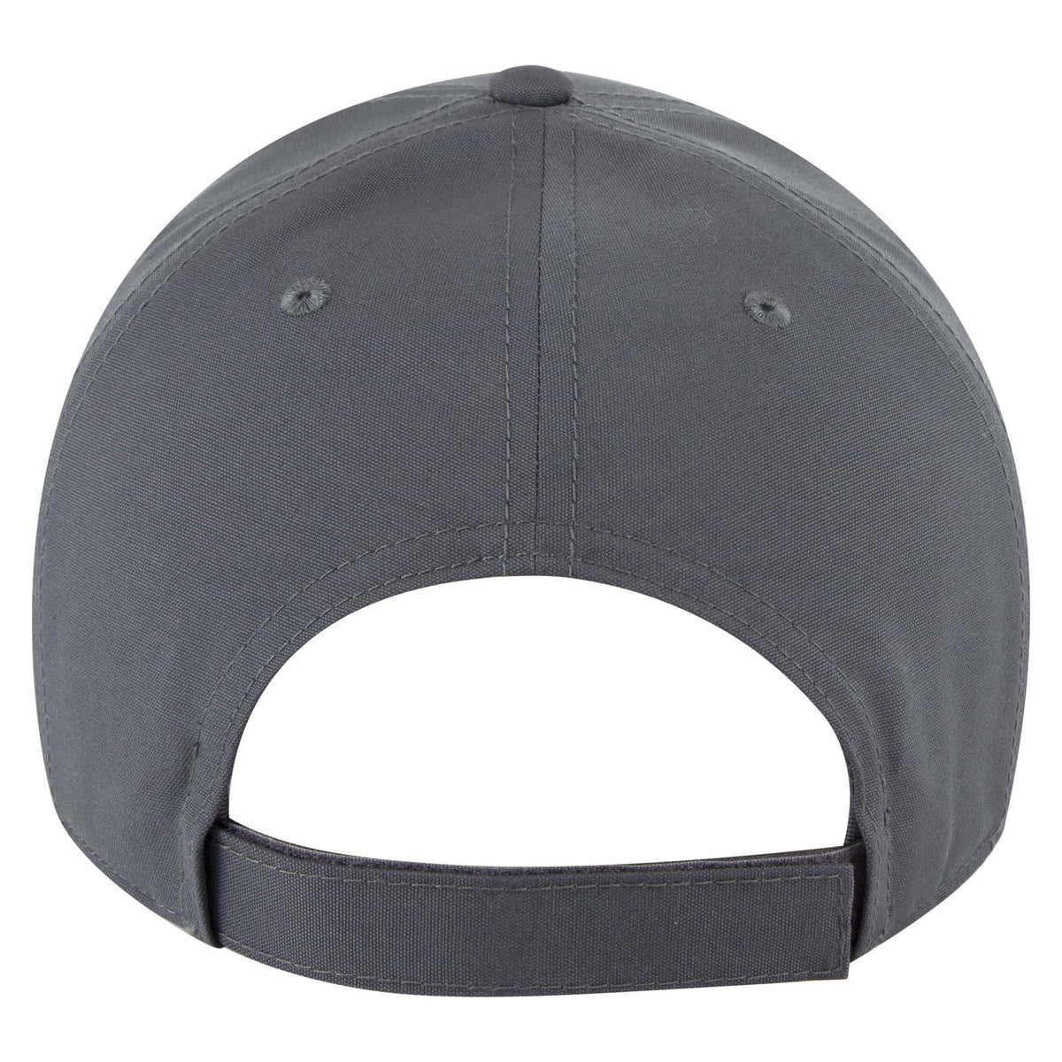 Rear View of 025B - Ch Gry OTTO CAP 6 Panel Low Profile Baseball Cap