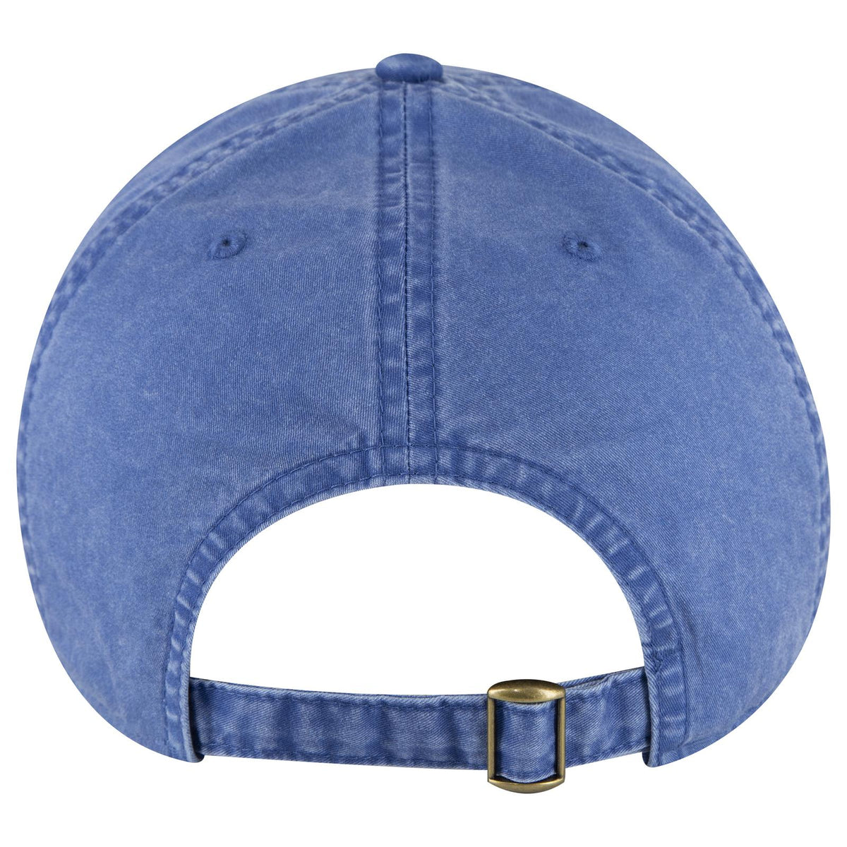 Rear View of 030 - Sky Blue OTTO CAP 6 Panel Low Profile Dad Hat