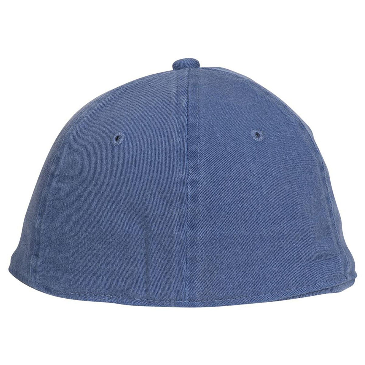 Rear View of 030 - Sky Blue OTTO CAP "OTTO FLEX" Fitted 6 Panel Low Profile Dad Hat