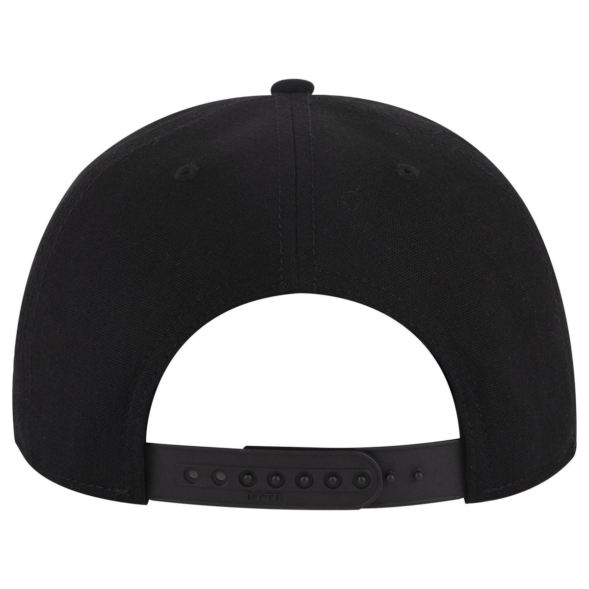 Rear View of 0311203 - Blk/Cork/Blk OTTO CAP "OTTO SNAP" 6 Panel Pro Style Snapback Hat