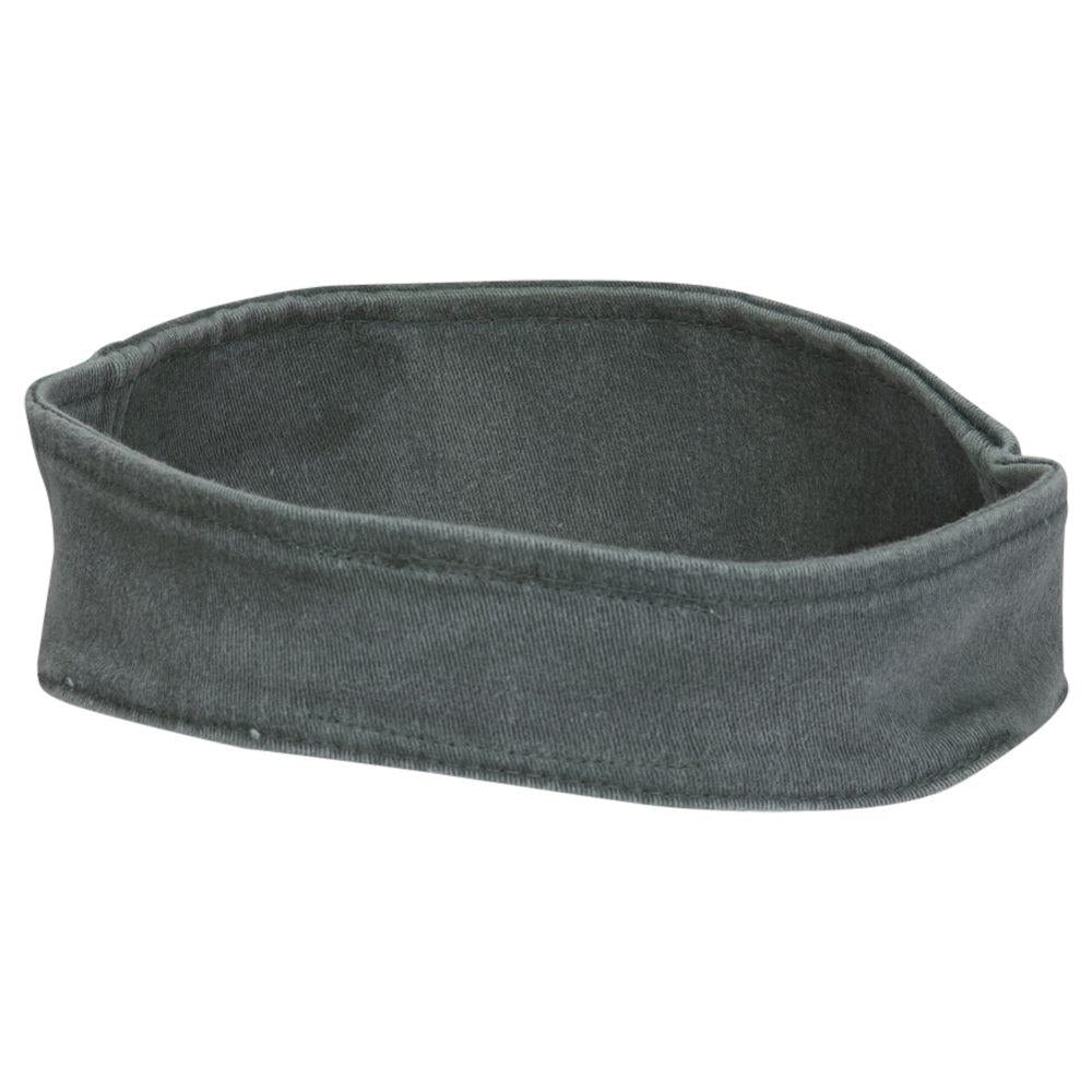 Rear View of 0317 - Blk/Dk.Grn OTTO CAP "OTTO FLEX" Fitted Sun Visor