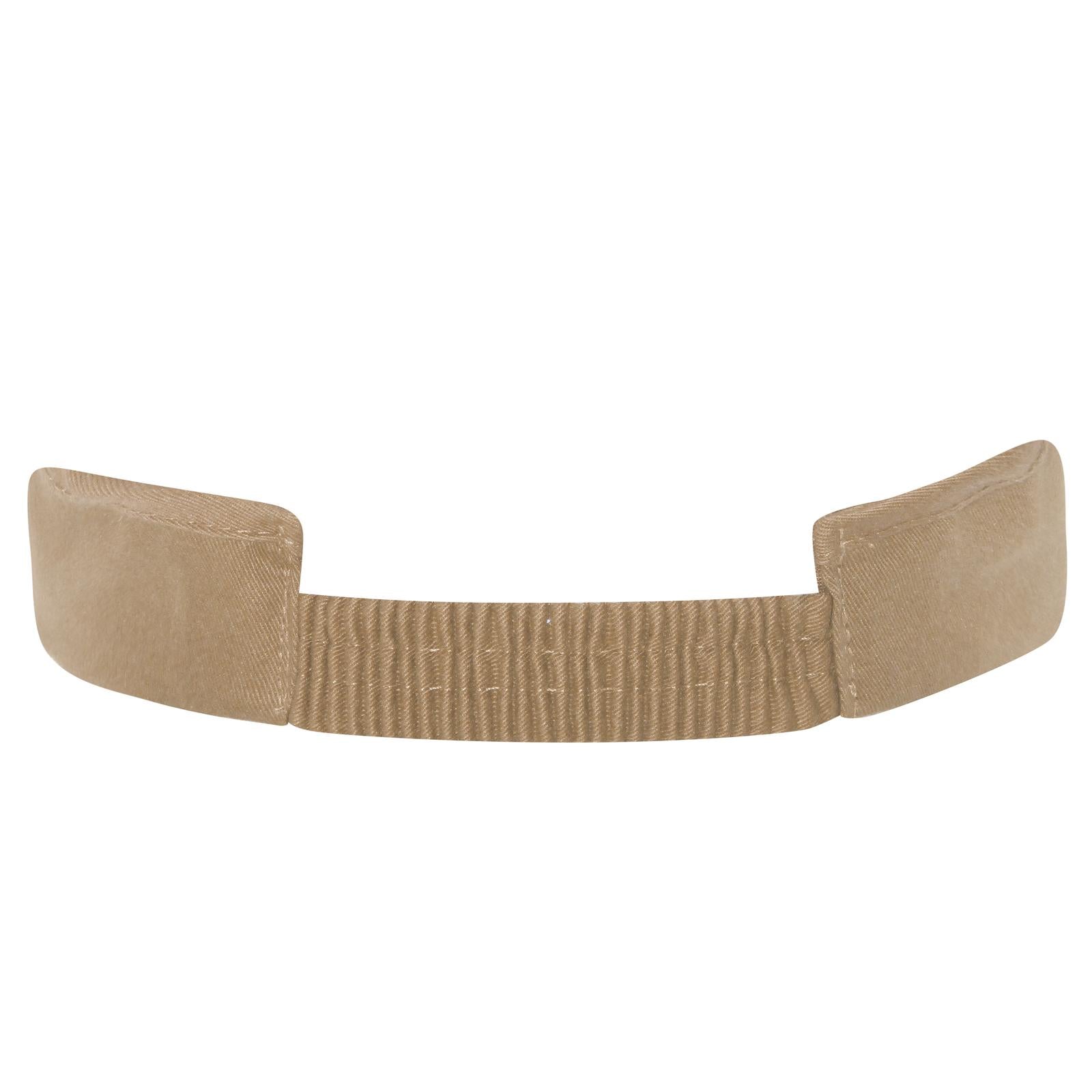Right View of 032 - Khaki OTTO CAP 4 Panel Ponytail Cap