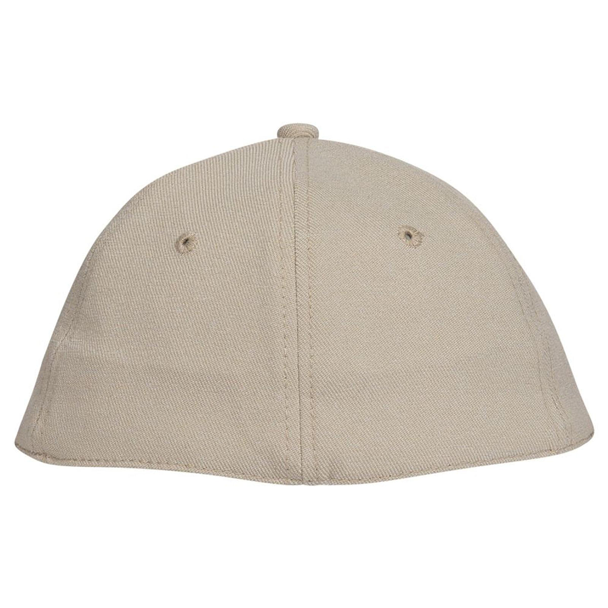 Rear View of 032 - Khaki OTTO CAP "OTTO FLEX" Fitted 6 Panel Low Profile Baseball Cap
