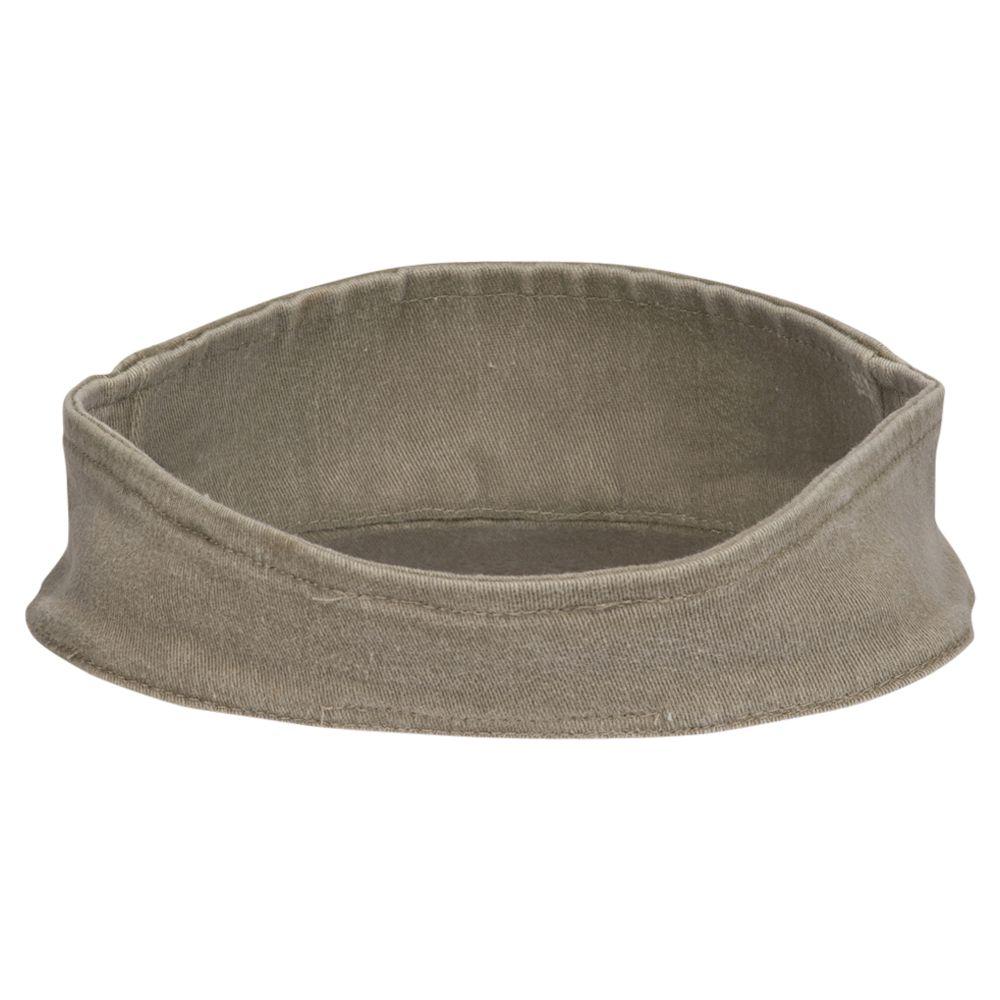 Rear View of 032 - Khaki OTTO CAP "OTTO FLEX" Fitted Sun Visor