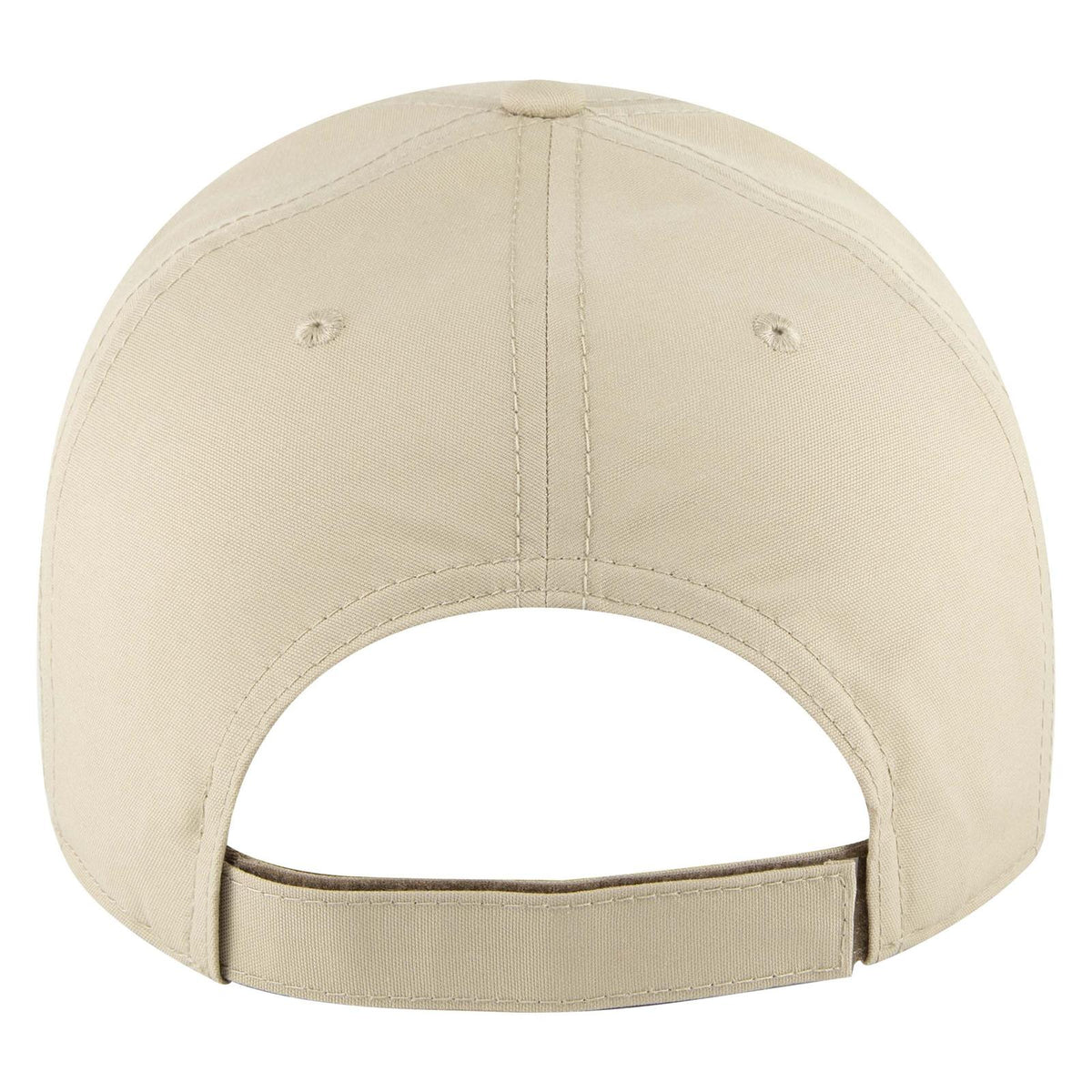 Rear View of 032B - Khk OTTO CAP 6 Panel Low Profile Baseball Cap