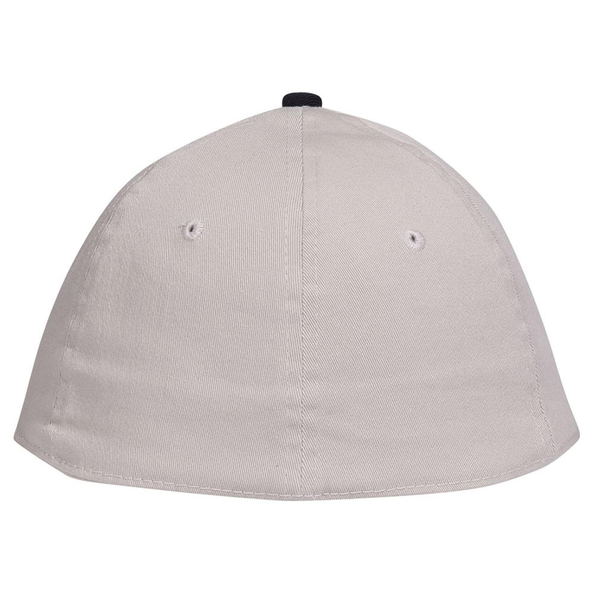 Rear View of 0335 - Blk/Stn.Gry OTTO CAP "OTTO FLEX" Fitted 6 Panel Low Profile Dad Hat