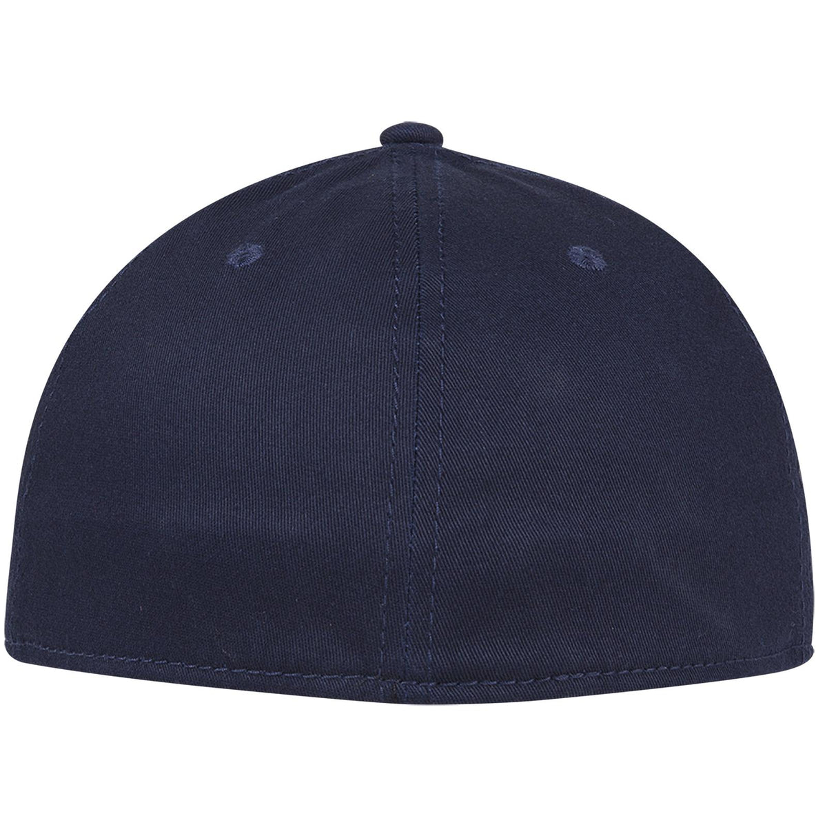 Rear View of 040416 - Nvy/Nvy/Wht OTTO CAP "OTTO FLEX" Fitted 6 Panel Low Profile Baseball Cap