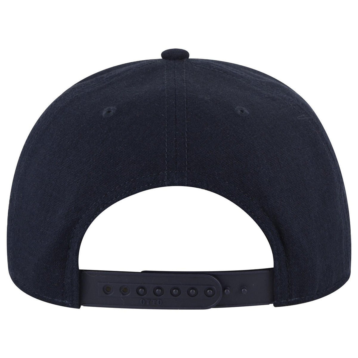 Rear View of 0411204 - Nvy/Cork/Nvy OTTO CAP "OTTO SNAP" 6 Panel Pro Style Snapback Hat