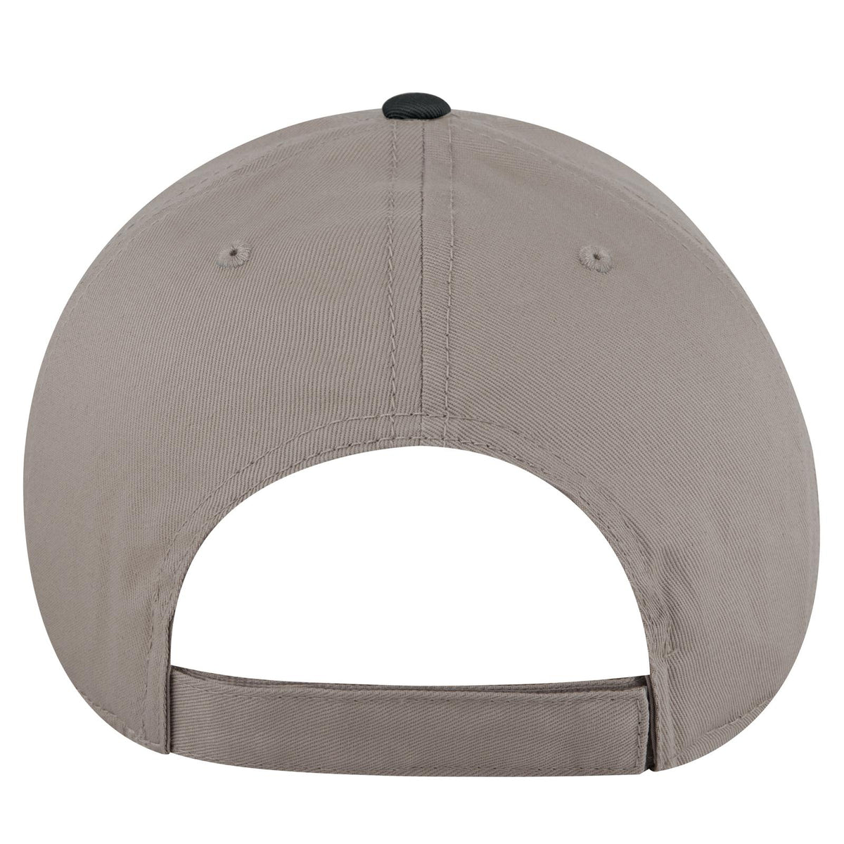 Rear View of 041414 - Nvy/Gry/Gry OTTO CAP 6 Panel Low Profile Baseball Cap