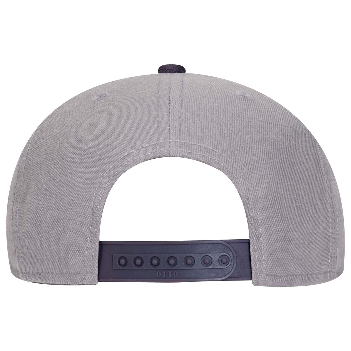 Rear View of 041414 - Nvy/Gry/Gry OTTO CAP "OTTO SNAP" 6 Panel Pro Style Snapback Hat