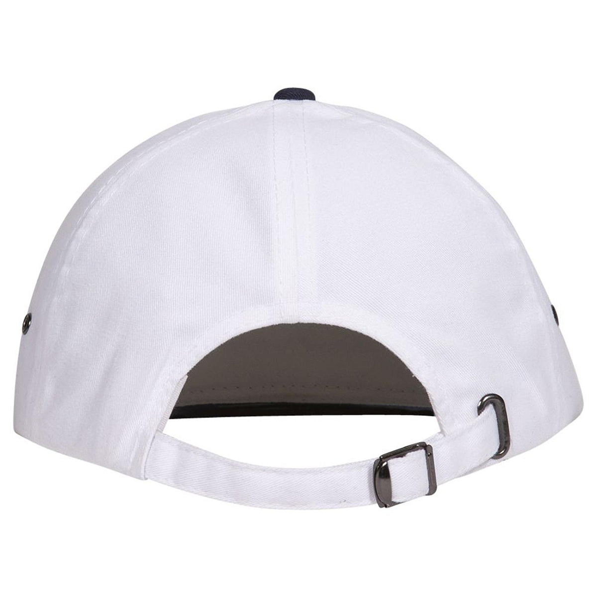 Rear View of 0416 - Nvy/Wht OTTO CAP 6 Panel Low Profile Baseball Cap