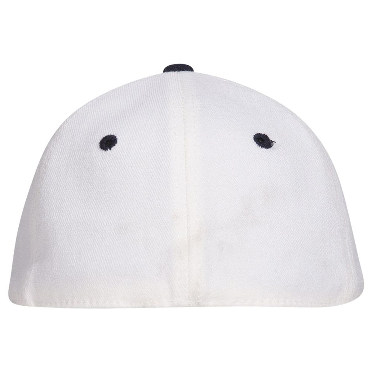 Rear View of 0416 - Nvy/Wht OTTO CAP "OTTO FLEX" Fitted 6 Panel Low Profile Baseball Cap