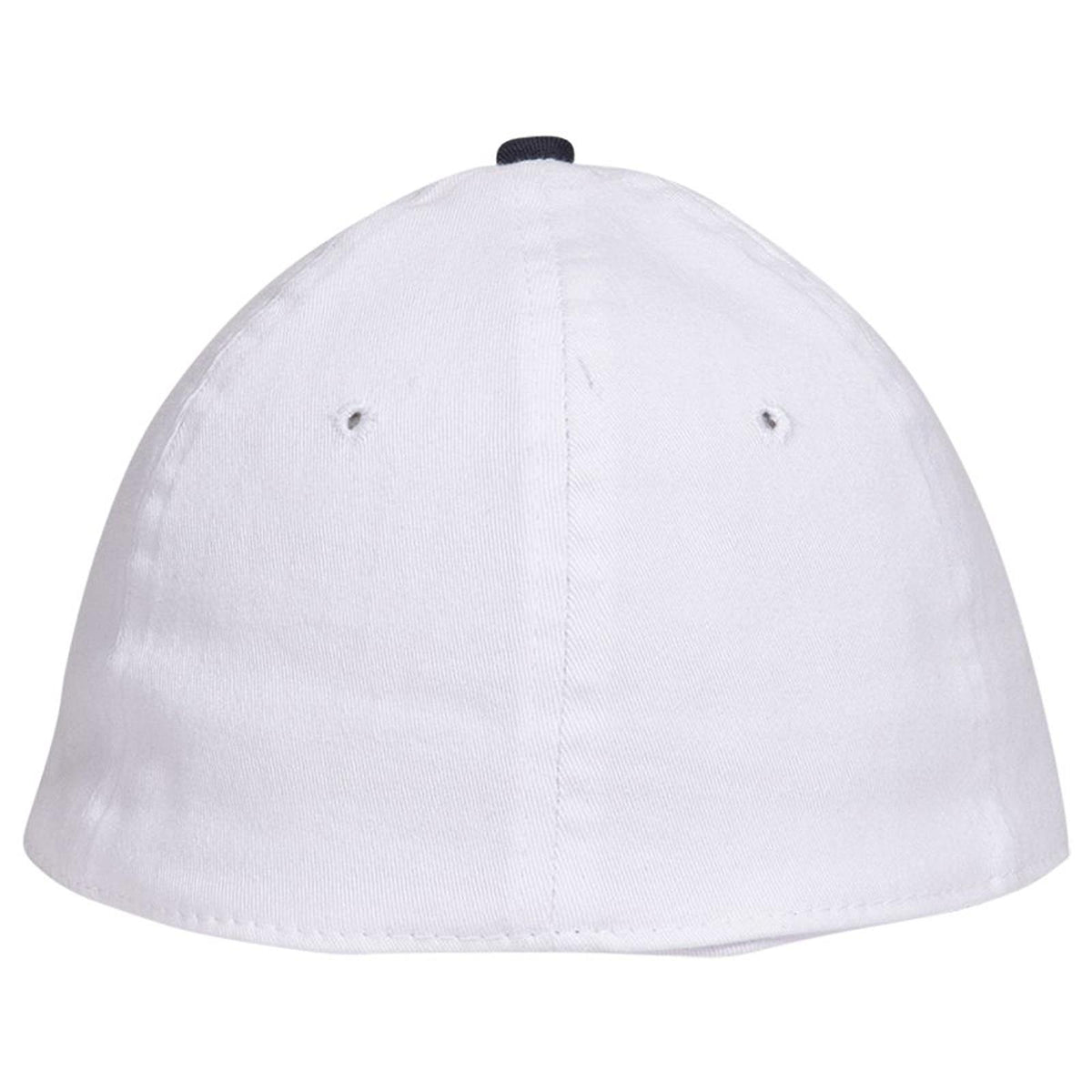 Rear View of 0416 - Nvy/Wht OTTO CAP "OTTO FLEX" Fitted 6 Panel Low Profile Dad Hat