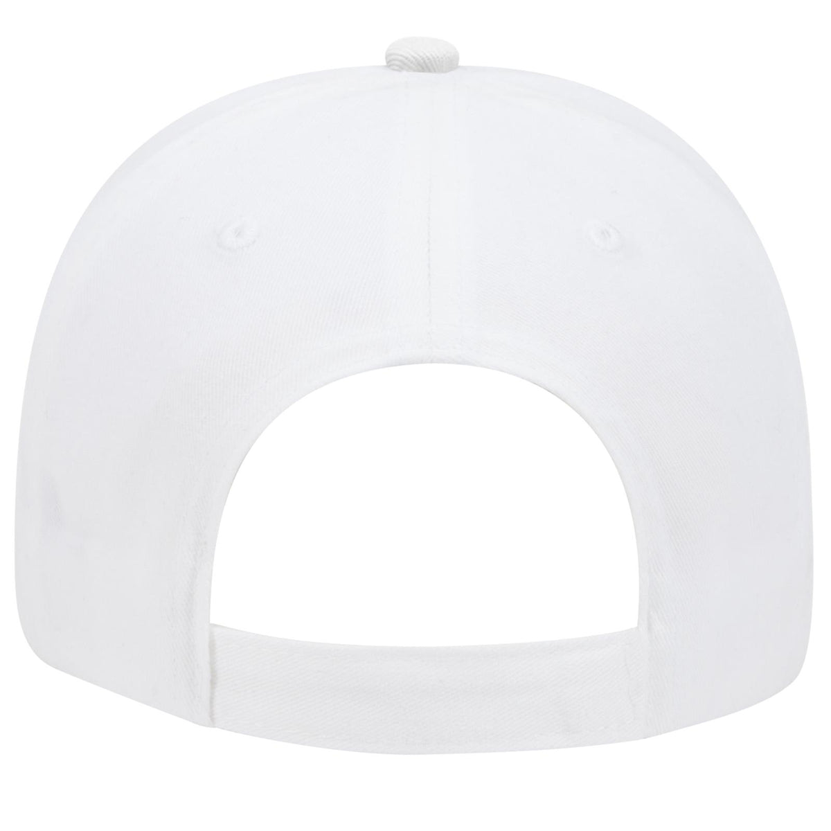 Rear View of 041616 - Nvy/Wht/Wht OTTO CAP 6 Panel Low Profile Baseball Cap