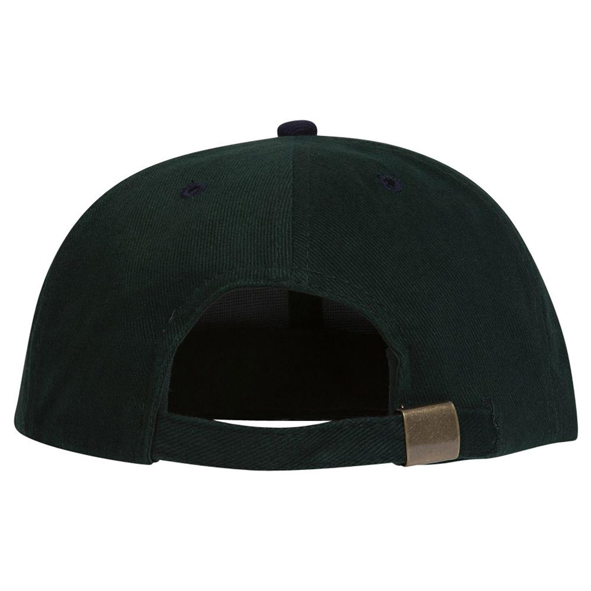 Rear View of 0417 - Nvy/Dk.Grn OTTO CAP 6 Panel Mid Profile Baseball Cap