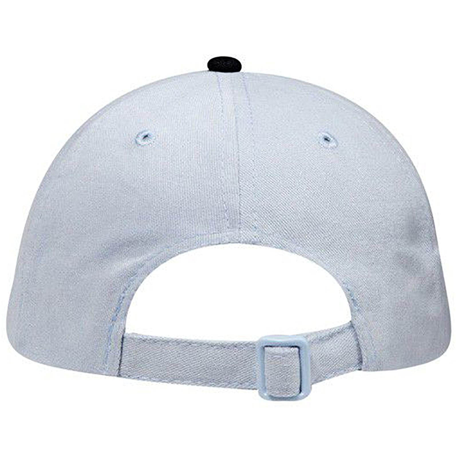 Rear View of 0430 - Nvy/Sk.Blue OTTO CAP 6 Panel Low Profile Baseball Cap