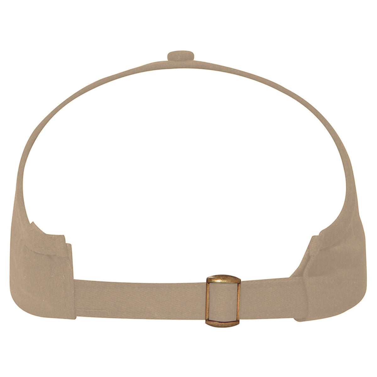 Rear View of 0432 - Nvy/Kha OTTO CAP 4 Panel Ponytail Cap