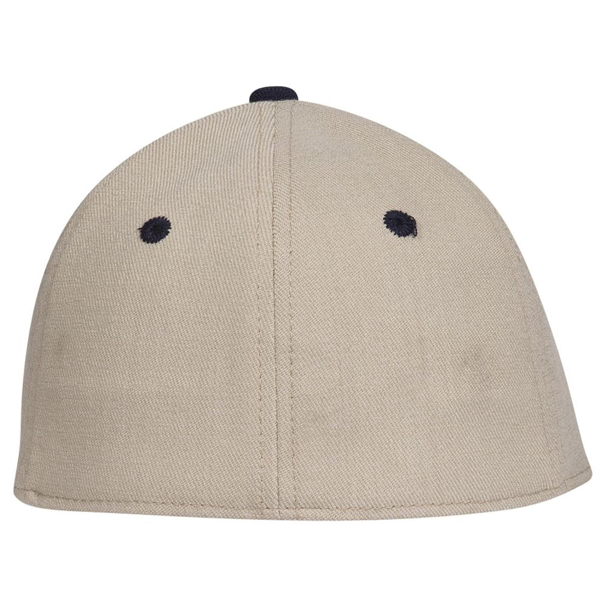 Rear View of 0432 - Nvy/Kha OTTO CAP "OTTO FLEX" Fitted 6 Panel Low Profile Baseball Cap