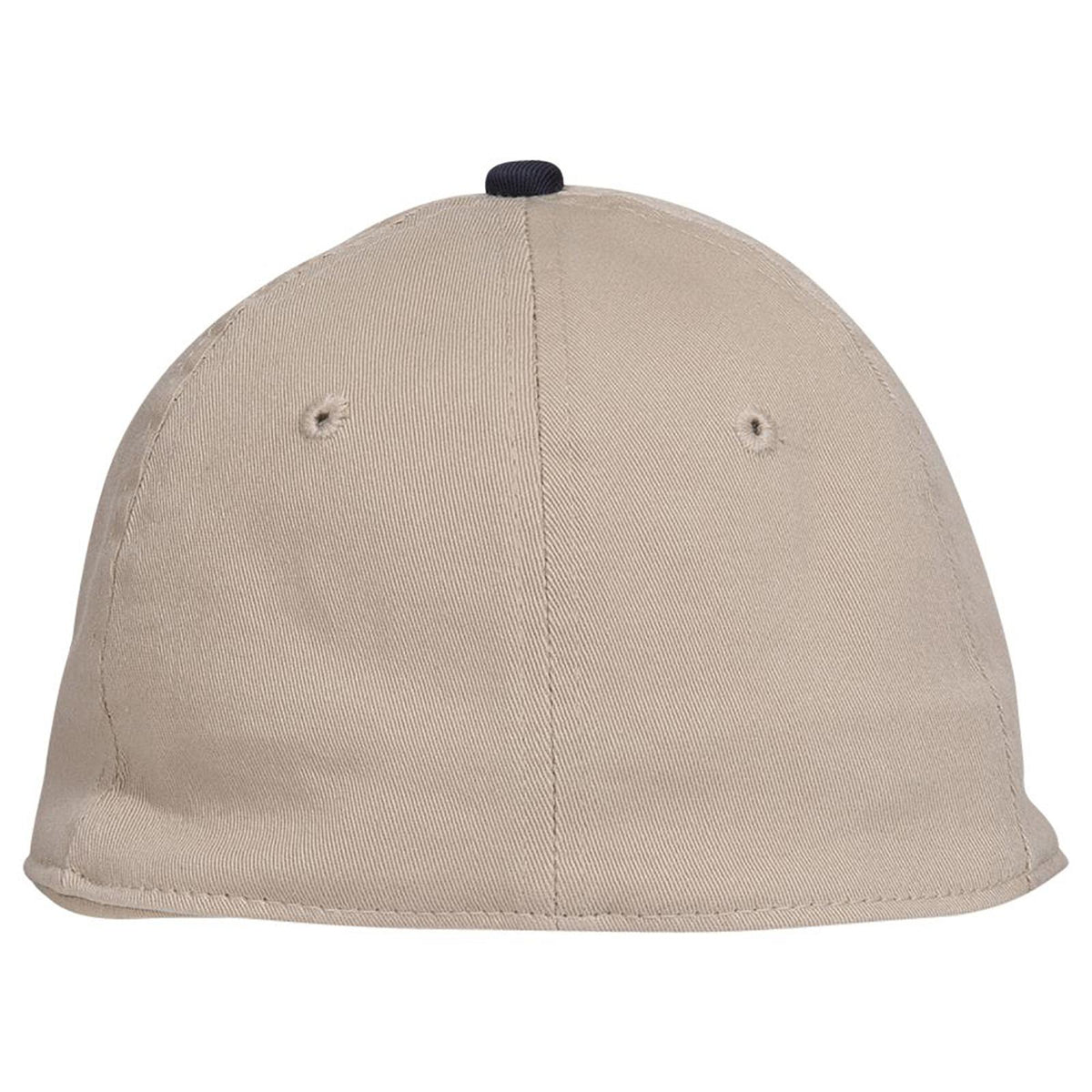 Rear View of 0432 - Nvy/Kha OTTO CAP "OTTO FLEX" Fitted 6 Panel Low Profile Dad Hat