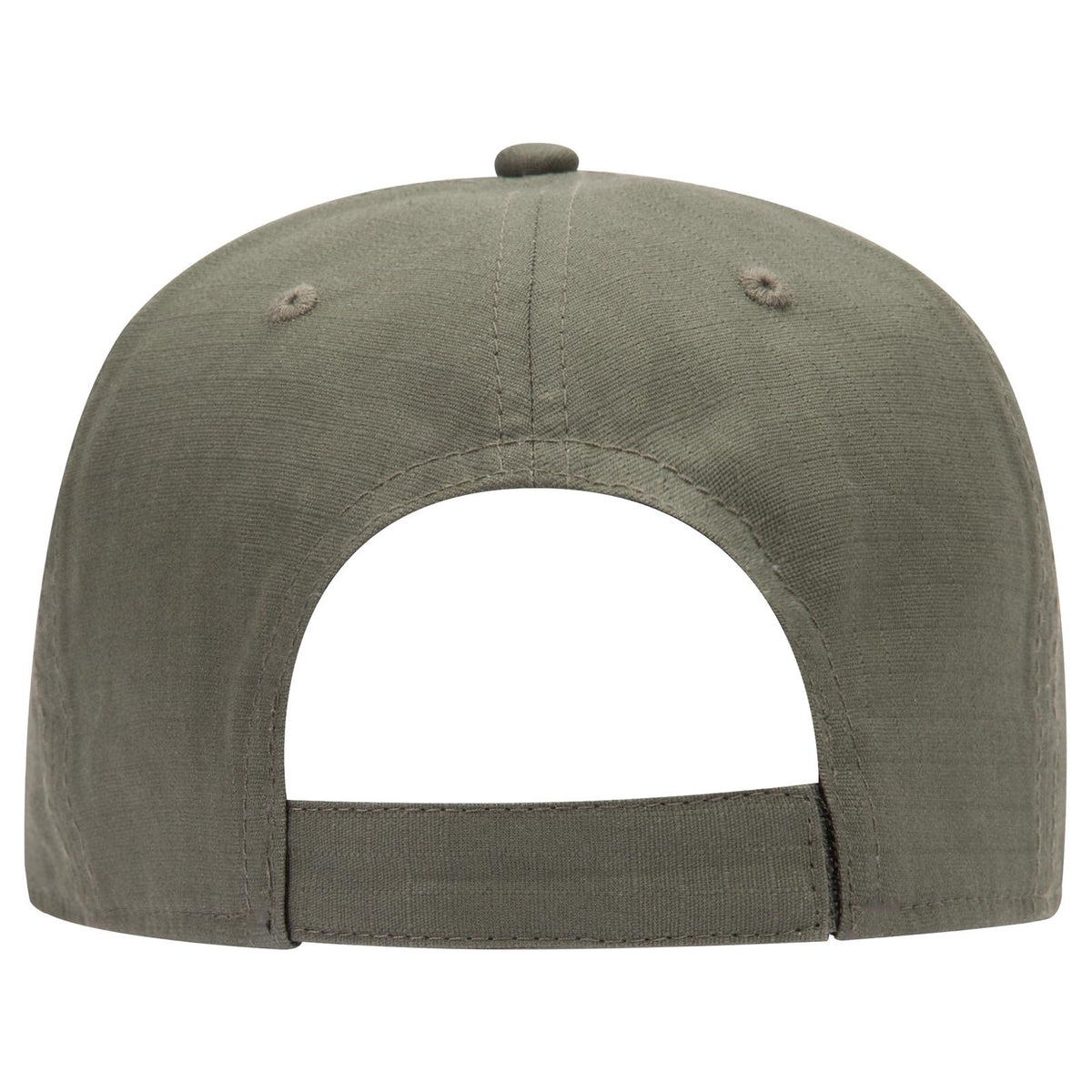 Rear View of 046 - Dk. Ol. Green OTTO CAP 6 Panel Low Profile Baseball Cap