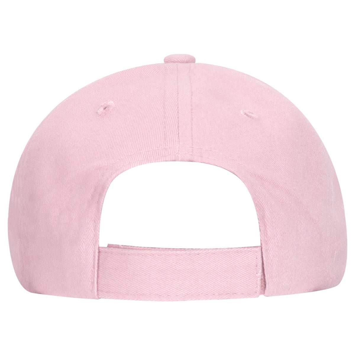 Rear View of 050 - Pink OTTO CAP 6 Panel Low Profile Baseball Cap