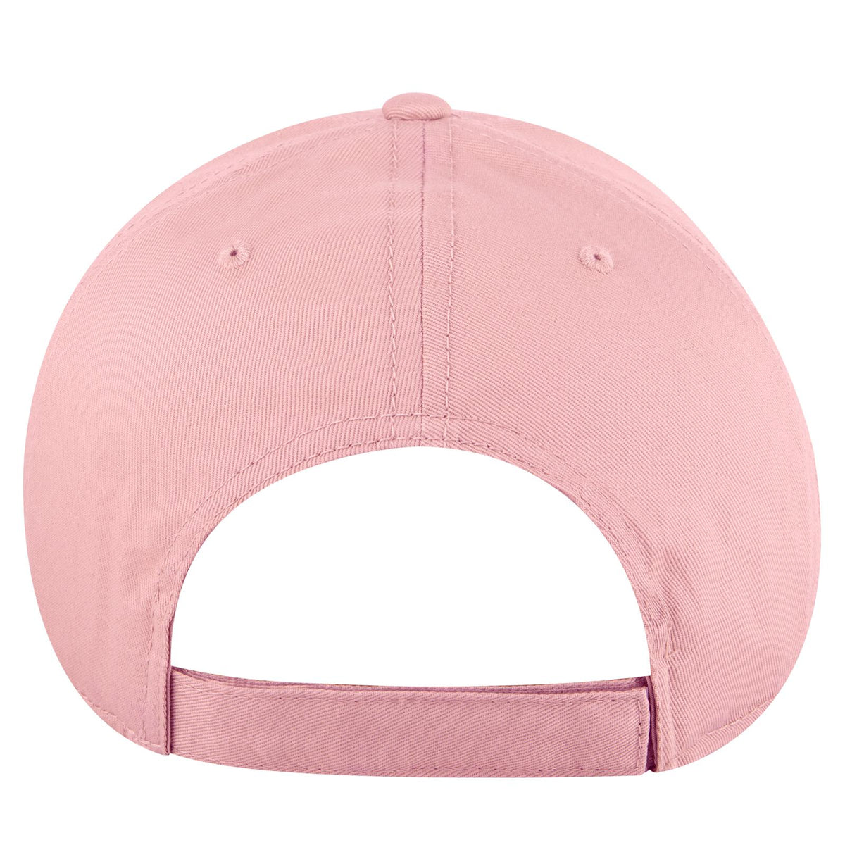 Rear View of 050 - Pink OTTO CAP 6 Panel Low Profile Baseball Cap