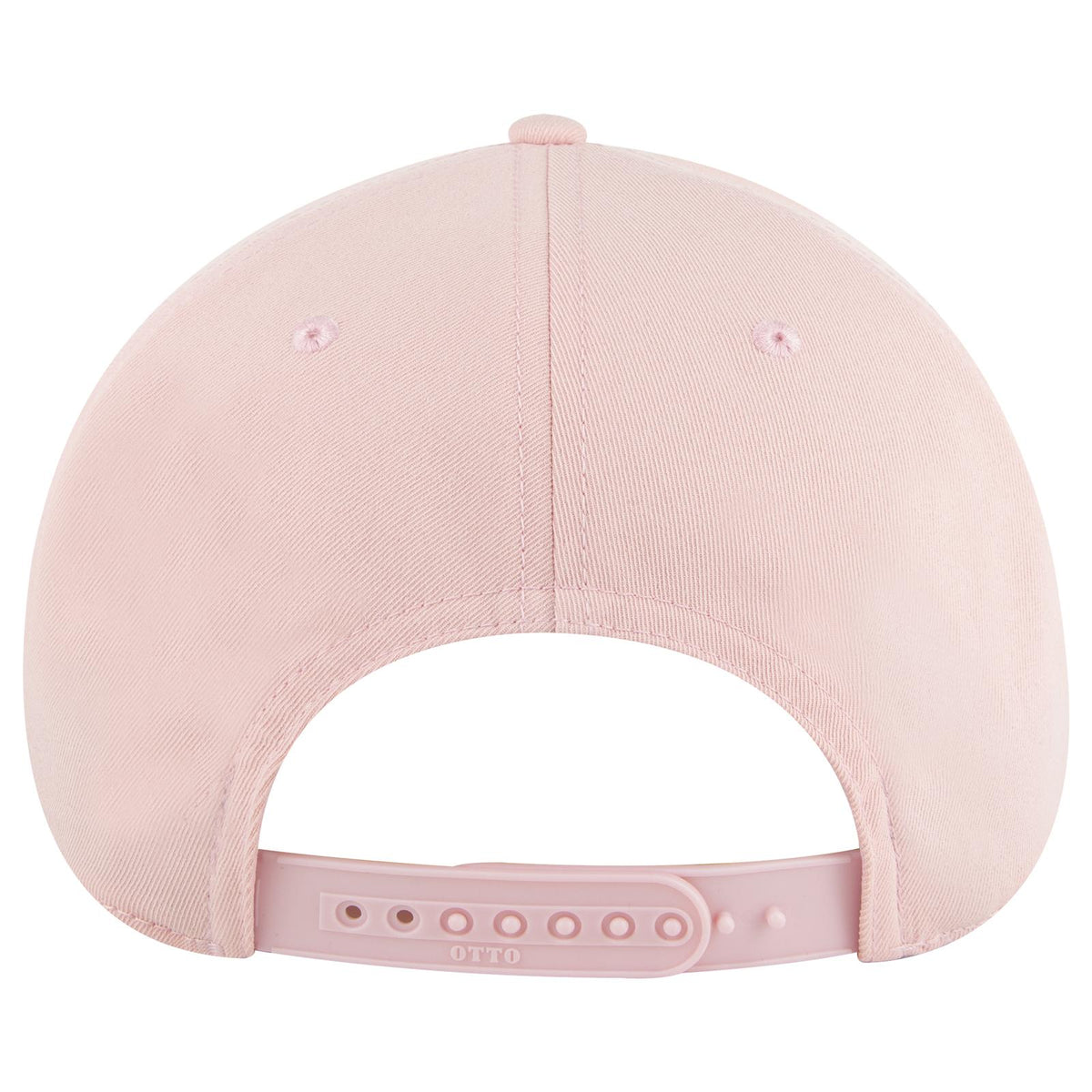 Rear View of 050 - Pink OTTO CAP 6 Panel Low Profile Baseball Cap