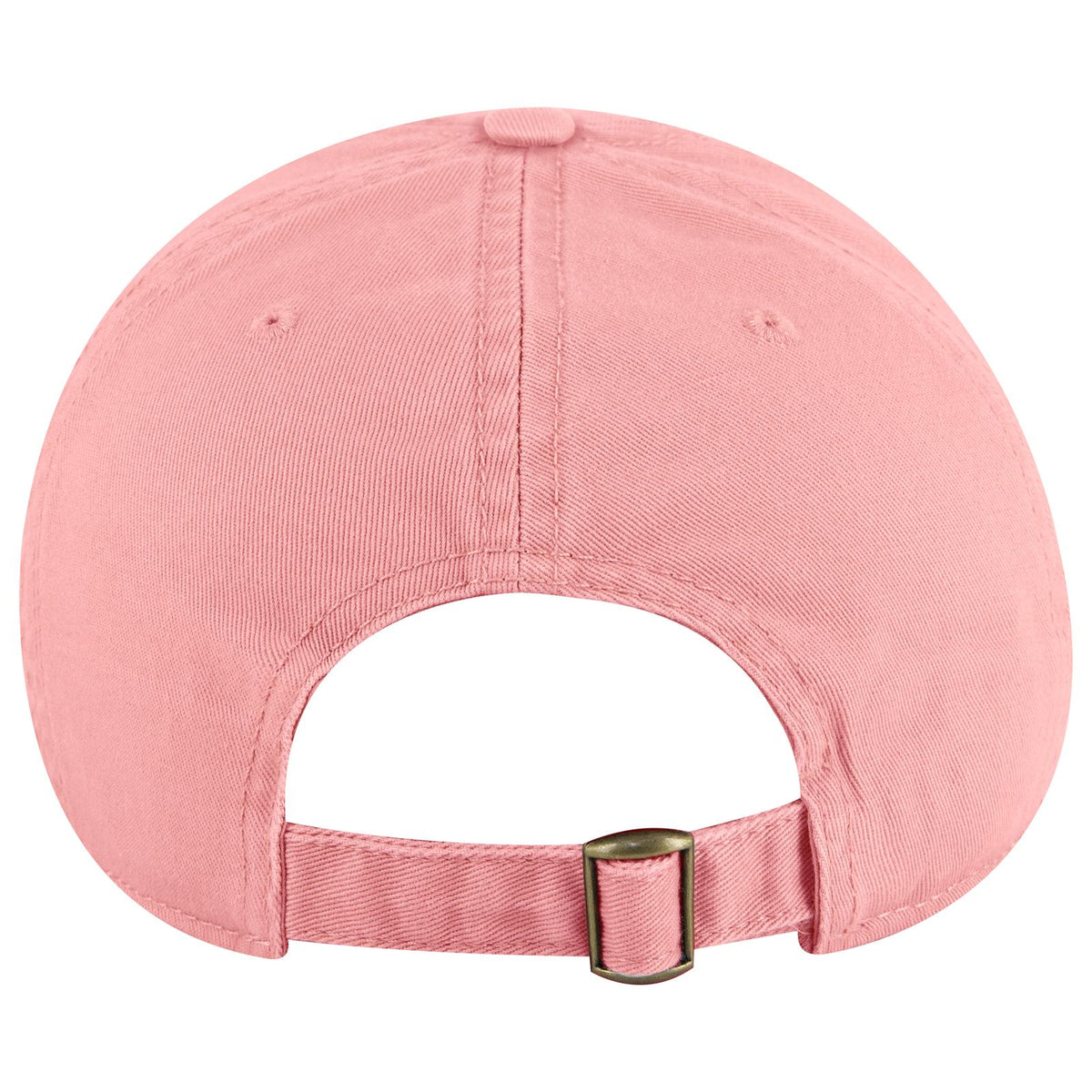 Rear View of 050 - Pink OTTO CAP 6 Panel Low Profile Dad Hat