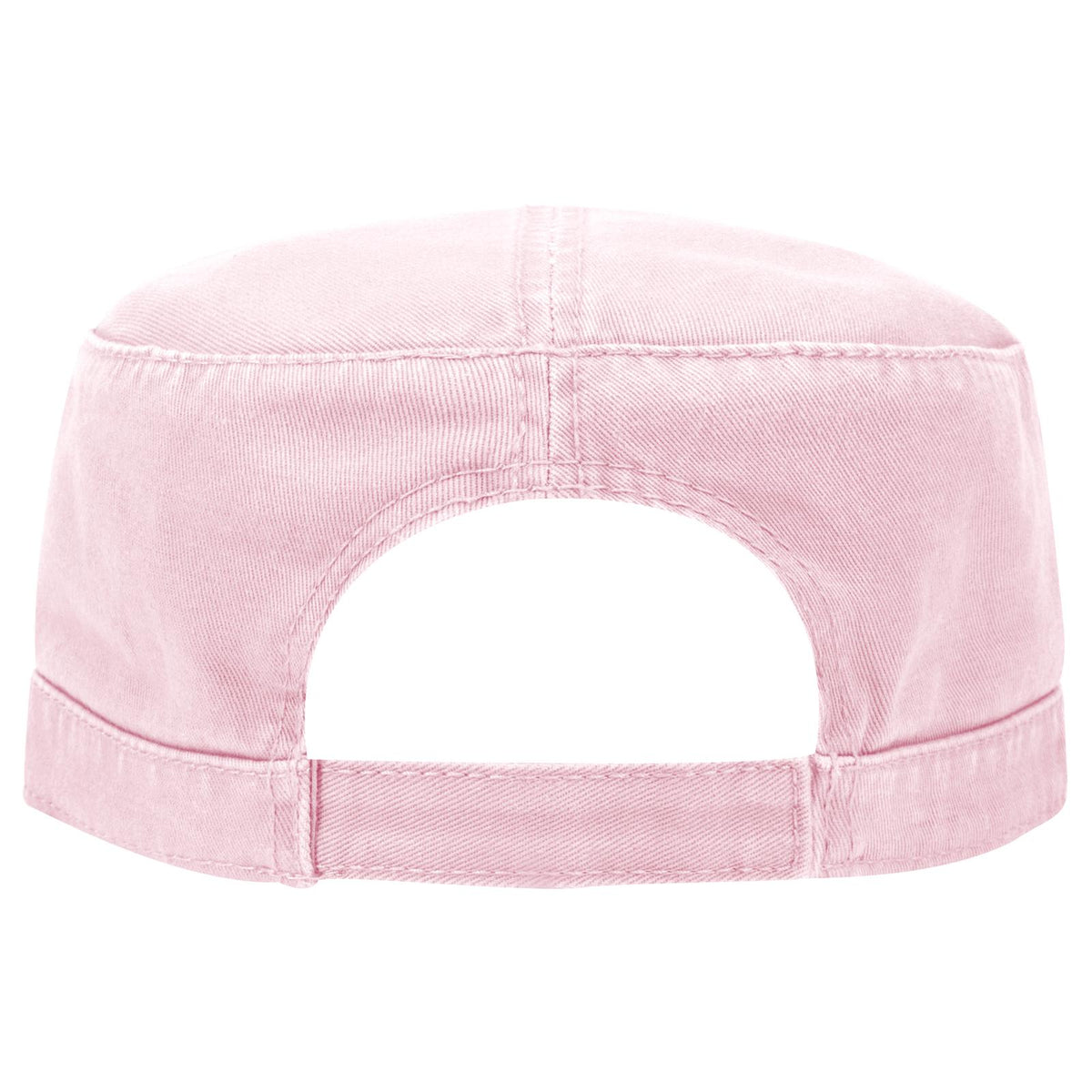 Rear View of 050 - Pink OTTO CAP Military Hat