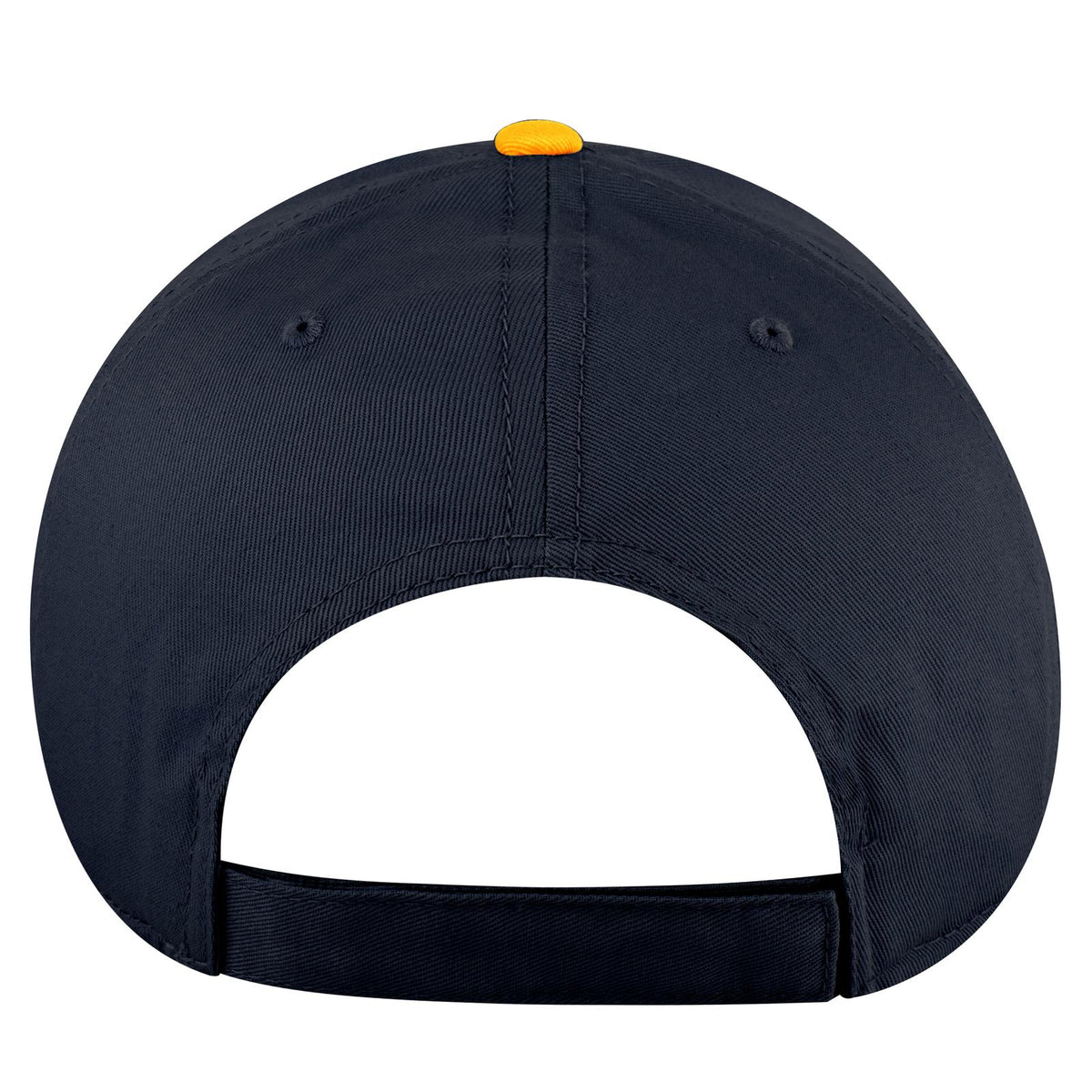 Rear View of 060404 - Gld/Nvy/Nvy OTTO CAP 6 Panel Low Profile Baseball Cap