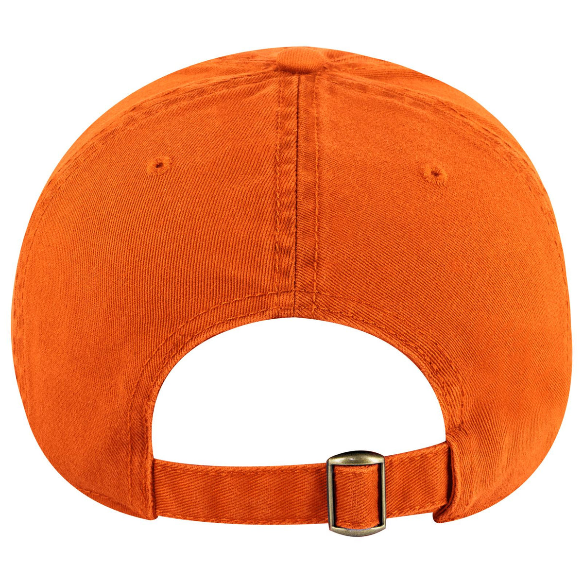 Rear View of 062 - Orange OTTO CAP 6 Panel Low Profile Dad Hat