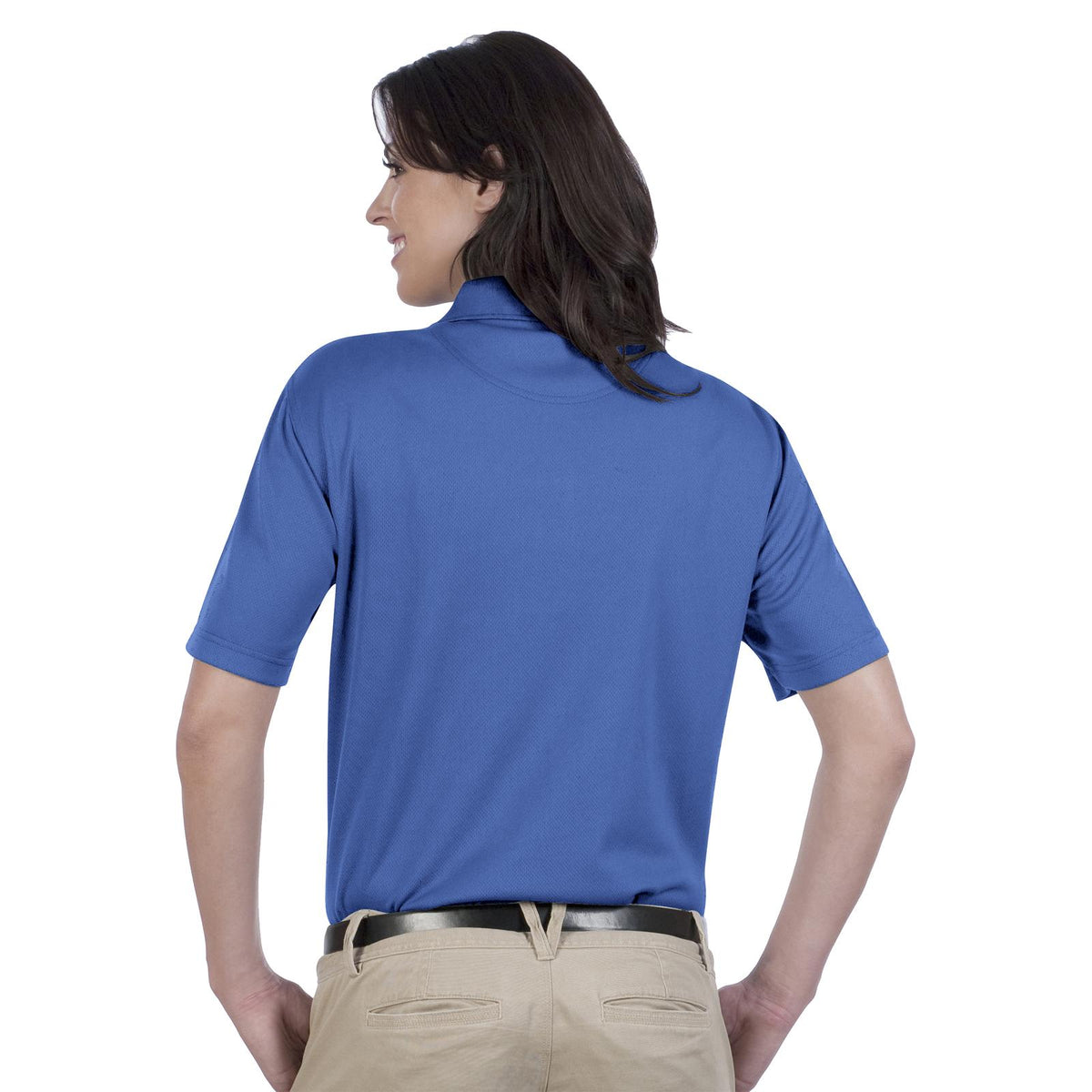 Rear View of 073 - Lt. Royal OTTO Ladies' Performance Sport Shirt