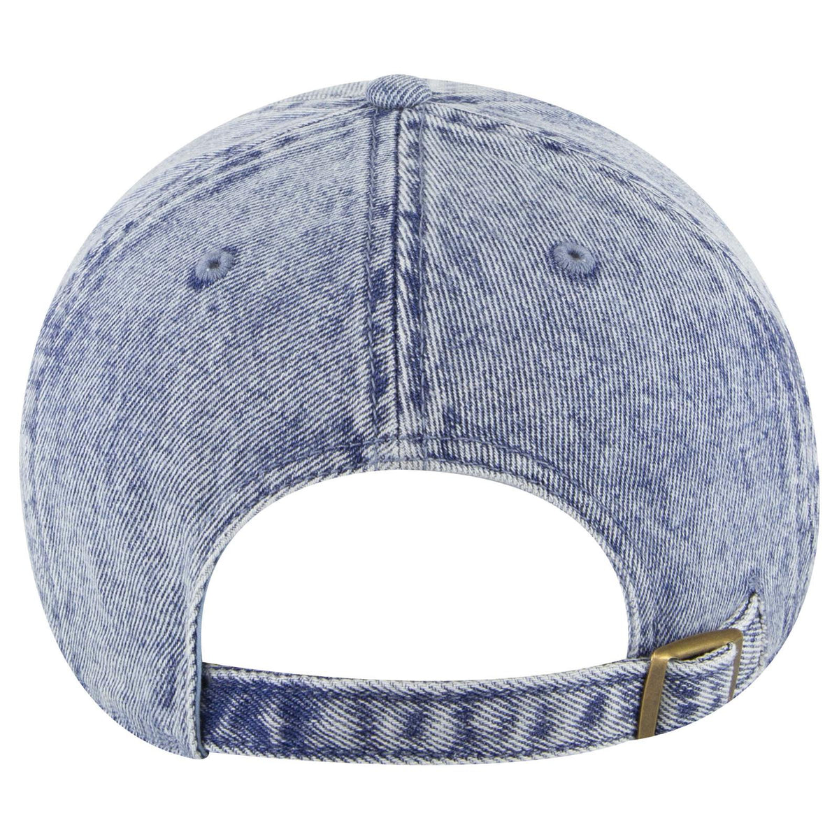 Rear View of 075D - Lt. Blue OTTO CAP 6 Panel Low Profile Dad Hat