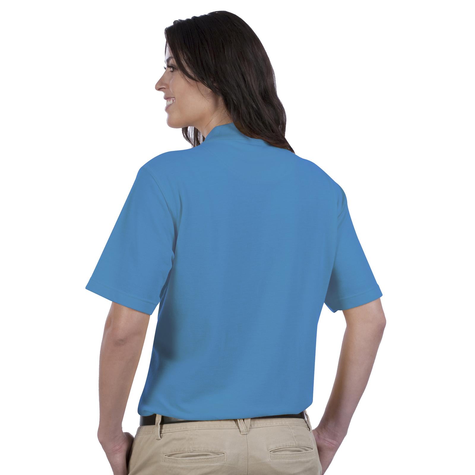 Front View of 076 - Calif. Blue OTTO Ladies' Comfortable Sport Shirt