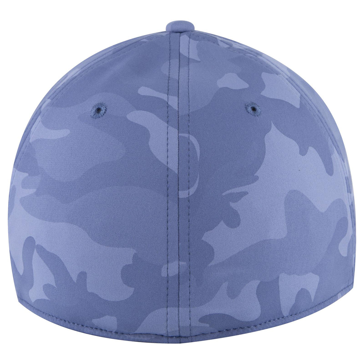Rear View of 0830 - Cb.Blu/Sk.Blu OTTO CAP "OTTO FLEX" Fitted 6 Panel Low Profile Baseball Cap
