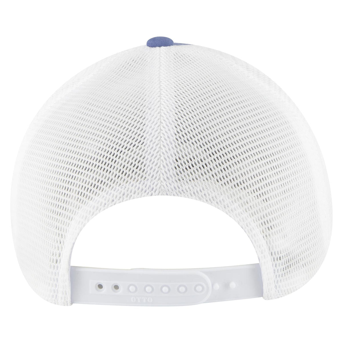 Rear View of 083016 - Cb.Blu/Sk.Blu/Wht OTTO CAP "OTTO COMFY FIT" 6 Panel Low Profile Mesh Back Trucker Hat