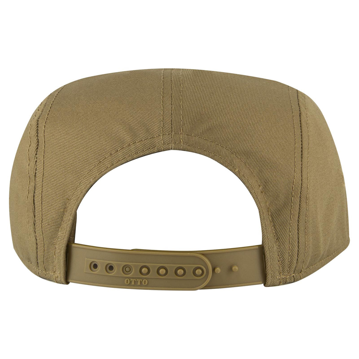 Rear View of 084 - Coyote Brown OTTO CAP 5 Panel Camper Hat