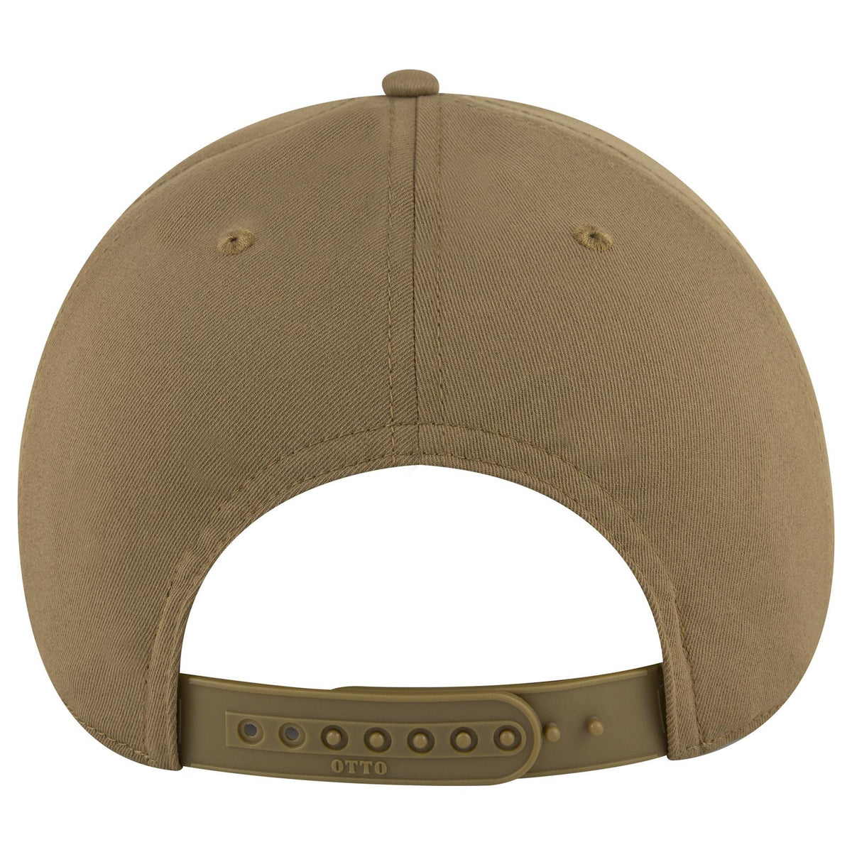 Rear View of 084 - Coyote Brown OTTO CAP 6 Panel Low Profile Baseball Cap