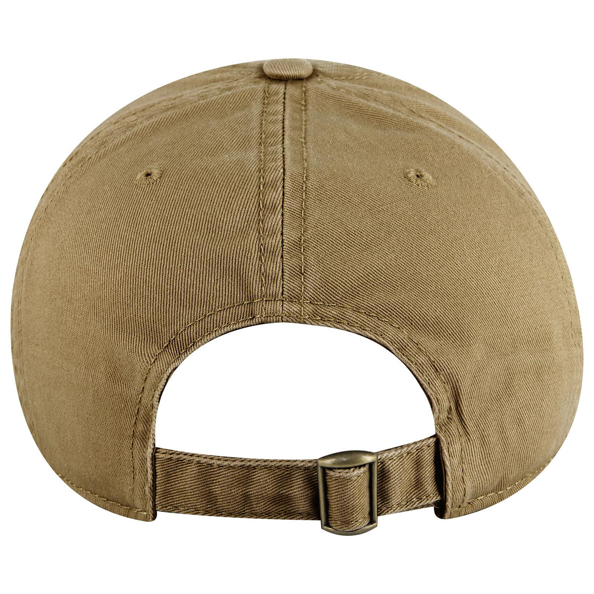 Rear View of 084 - Coyote Brown OTTO CAP 6 Panel Low Profile Dad Hat