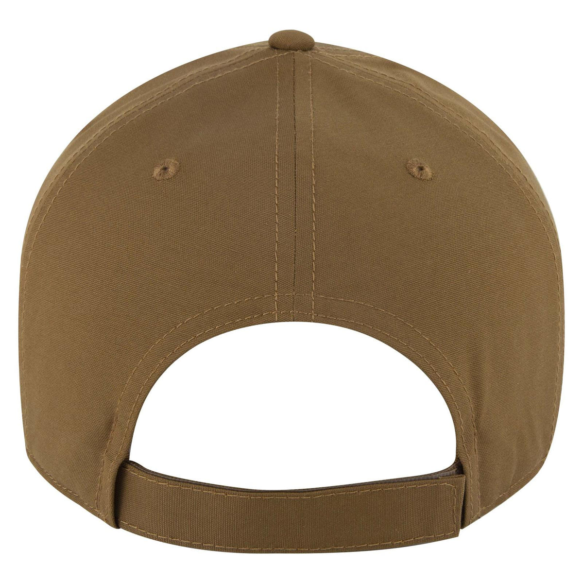 Rear View of 084B - Cy Brn OTTO CAP 6 Panel Low Profile Baseball Cap