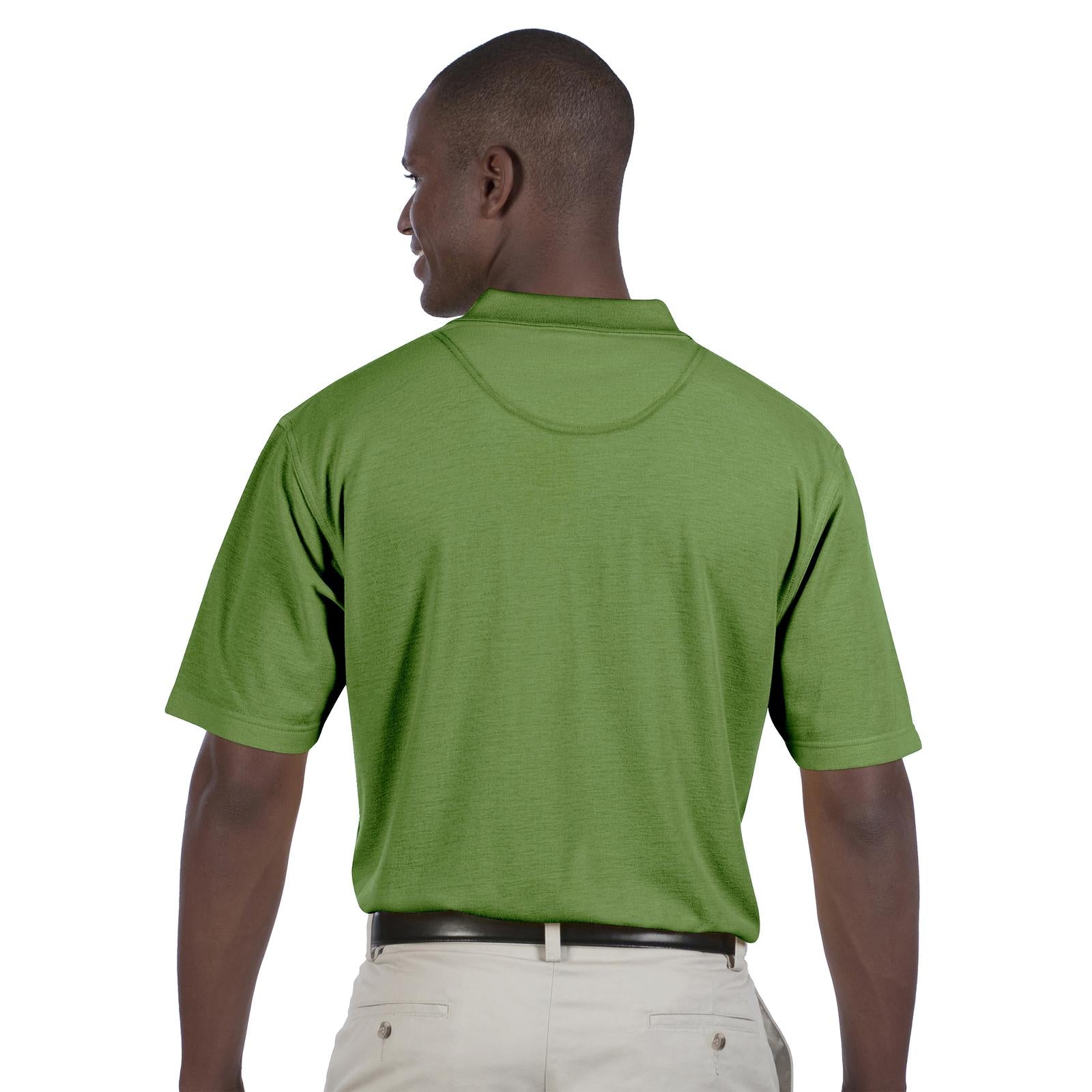Front View of 091 - Cactus Green OTTO Men's Comfortable Sport Shirt