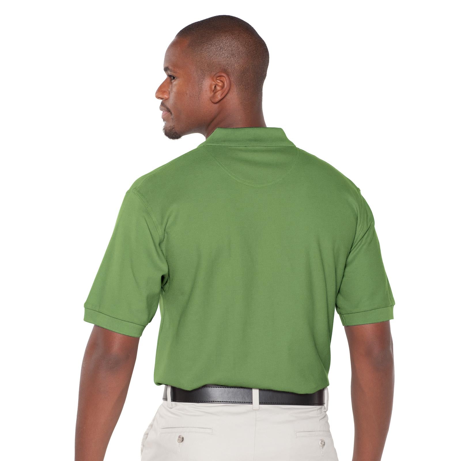 Front View of 091 - Cactus Green OTTO Men's Premium Sport Shirt