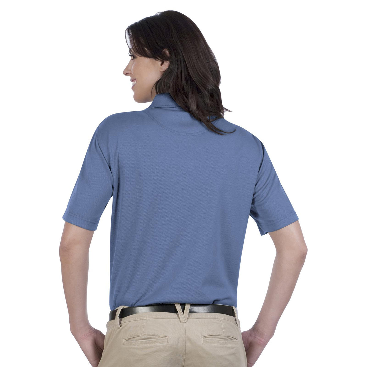 Rear View of 092 - Blueberry OTTO Ladies' Performance Sport Shirt