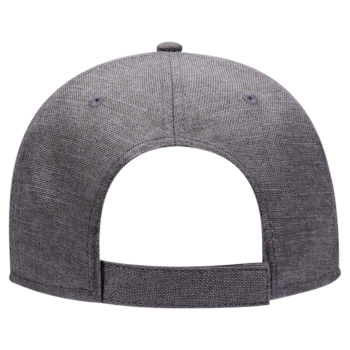 Rear View of 103 - Heath. Ch. Gray OTTO CAP 6 Panel Low Profile Baseball Cap