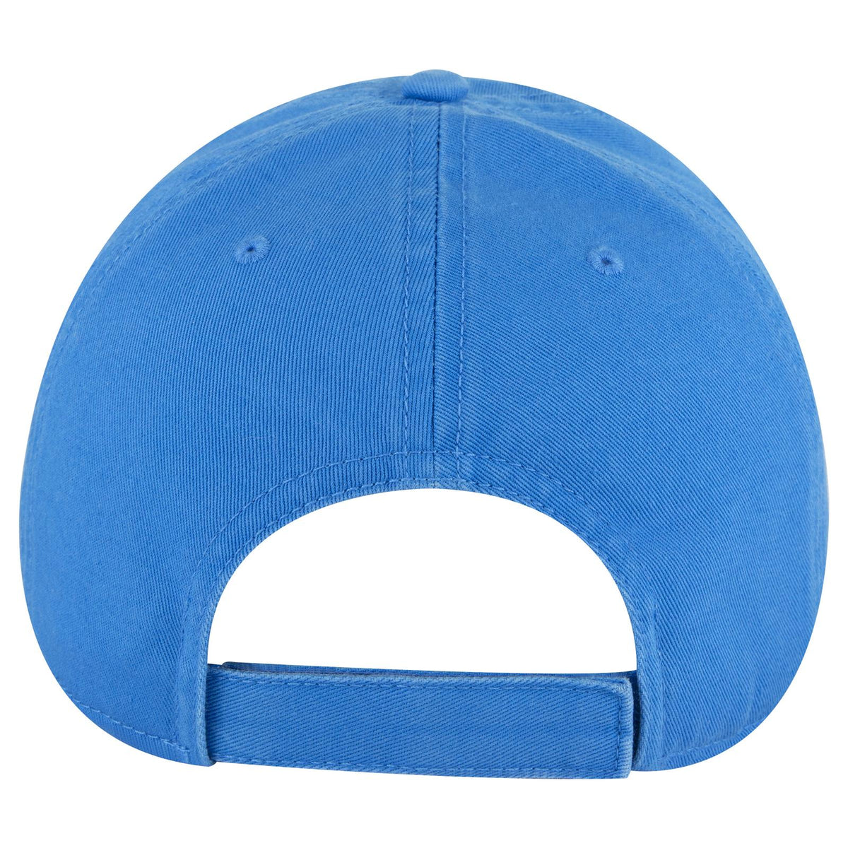 Rear View of 104 - Lake Blue OTTO CAP 6 Panel Low Profile Dad Hat